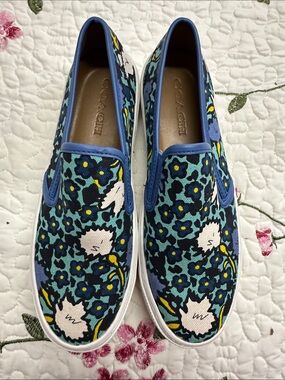 Coach | Shoes | Coach Blue And White Sneakers | Poshmark